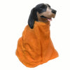 Tennessee Volunteers Mascot, Smokey, in Big Orange Knit Blanket - for Garden, Yard, Home Decor and Porch.