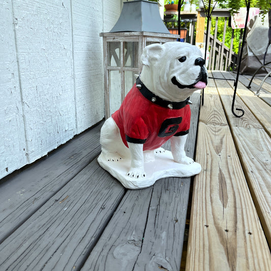 Georgia Bulldogs outdoor porch statue 