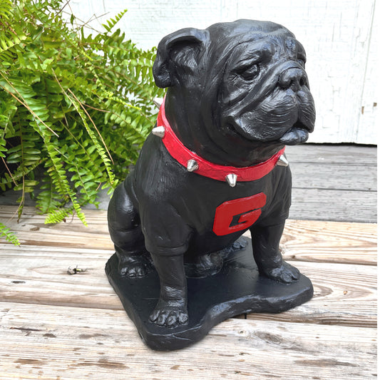 Cast Iron metal coating, Georgia BulldogsMascot Stone Sculpture