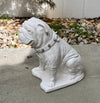 Georgia Bulldogs UGA Mascot White Stone Statue - Natural