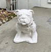 Georgia Bulldogs UGA Mascot White Stone Statue - Natural