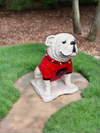 UGA Georgia Bulldog Mascot Stone Statue for Garden, Yard, Home Decor and Porch.