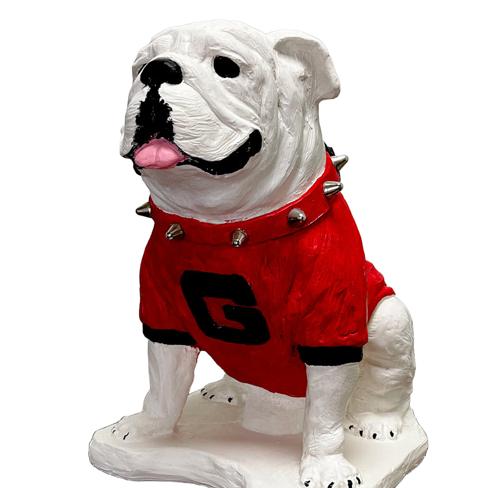 Classic UGA Boom cement statue detail view