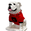 UGA Georgia Bulldog Mascot Stone Statue for Garden, Yard, Home Decor and Porch.