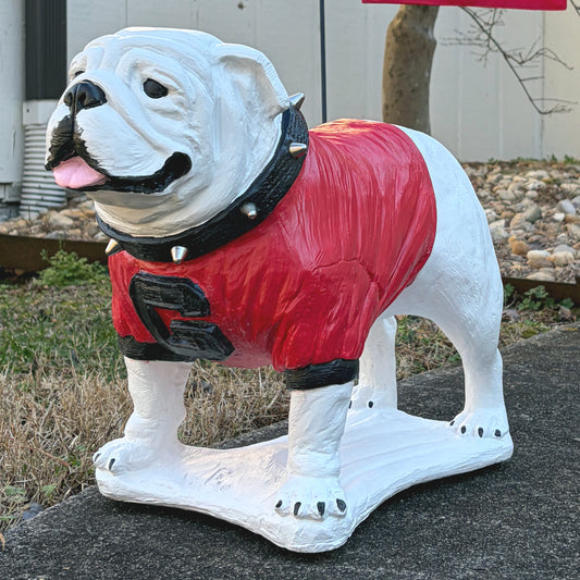 Georgia Bulldogs Standing Mascot Boom Stone Statue
