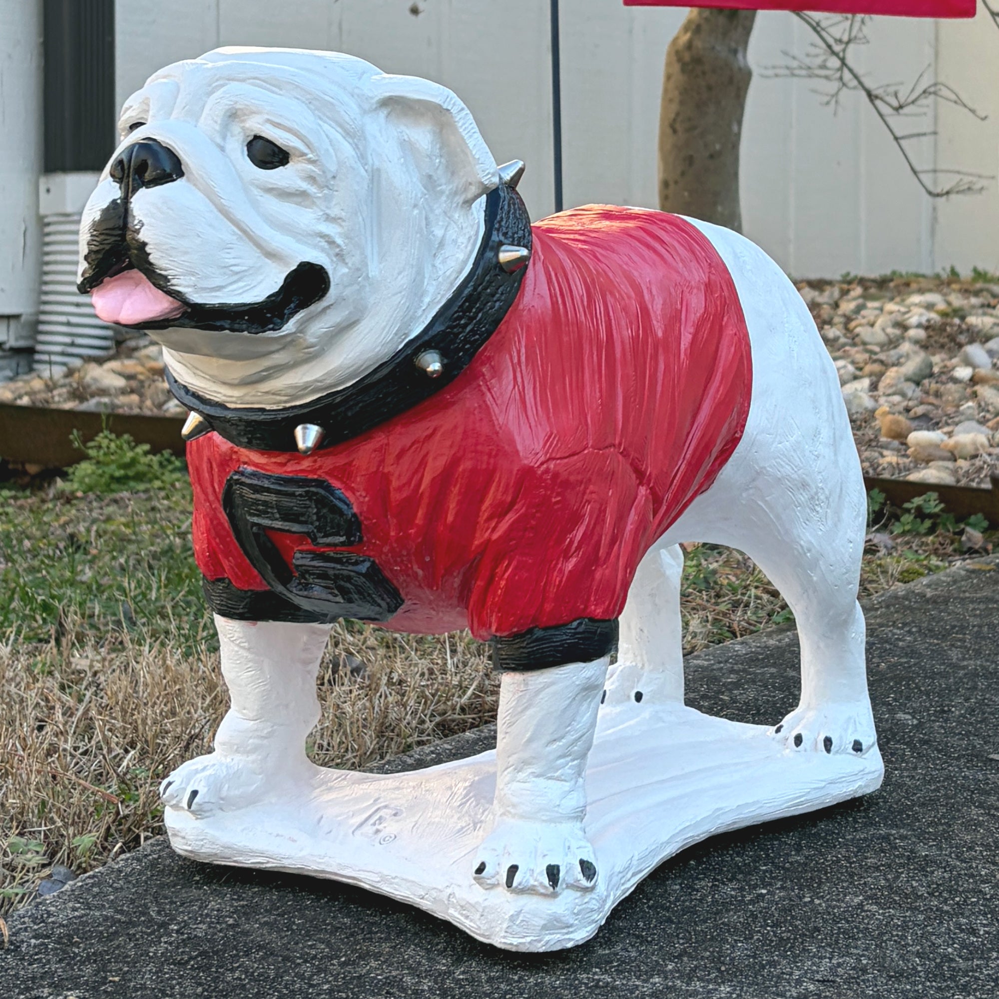 Georgia Bulldogs Standing Mascot Boom Stone Statue