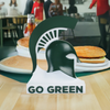Michigan State Spartans Office Desk Table Mini Helmet Accessories for Home Decor