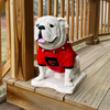 UGA Georgia Bulldog Mascot Stone Statue for Garden, Yard, Home Decor and Porch.