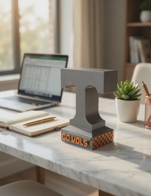 Mini Power T Paperweight Table Top Sculpture