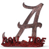 Alabama Crimson Tide Script A Logo Sculpture