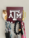 Texas A&M Key Rack, Necklace and Jewelry Holder Wall Decor