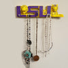 LSU Tigers Key Rack, Necklace Holder Wall Decor