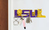 LSU Tigers Key Rack, Lanyard, and Necklace Holder Wall Decor