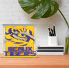 LSU Double Sided Table Top Display Sculpture